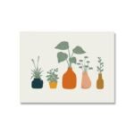 Affiche De Plante Et Toile Avec Un Chat Joueur Pour Décorer Votre Espace
