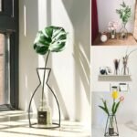 ajoutez de lelegance avec notre vase en metal pour fleurs home decor 426 1