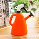 Arrosoir En Plastique Pour Plantes D’intérieur Pratique Et Durable - Orange