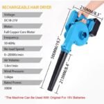 aspirateur et souffleur sans fil pour un nettoyage efficace chez 785 1