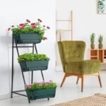 Bac à Jardin Surélevé En Métal Résistant Pour Plantes En Intérieur Et Extérieur