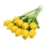 bouquet de 10pcs fleurs artificielles tulipes realistes artificial flowers 135 1