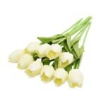 bouquet de 10pcs fleurs artificielles tulipes realistes artificial flowers 260 1