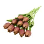 bouquet de 10pcs fleurs artificielles tulipes realistes artificial flowers 698 1