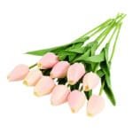 Bouquet De 10pcs De Fleurs Artificielles Tulipes Réalistes - d