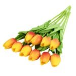 bouquet de 10pcs fleurs artificielles tulipes realistes p artificial flowers 854 1