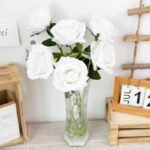 bouquet elegant dartificiel rose flowers pour votre decor artificial 767 1