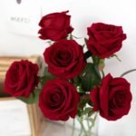 bouquet elegant dartificiel rose flowers pour votre decor artificial 784 1