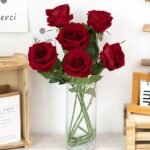 bouquet elegant dartificiel rose flowers pour votre decor artificial 982 1