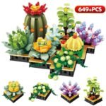 Briques De Construction De Mini Plantes En Pot Pour Décorer Votre Espace