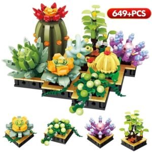briques de construction mini plantes en pot pour decorer votre espace without package 379 1