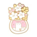 Broche Mignonne Et Romantique En Alliage De Zinc