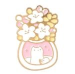 broche mignonne et romantique en alliage de zinc xz4669 pins brooches 944 1