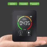 Moniteur de dioxyde de carbone pour le suivi du Co2, de la température et de l'humidité