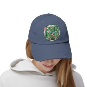 Casquette Distressée Confortable Pour Les Mamans Plantes Certifiées
