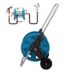 Chariot à Tuyau De Jardin Mobile Pour 60m De Rangement Organisé