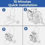 chariot a tuyau en inox resistant pour 200 ft de united states 499 1