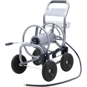 Chariot De Tuyau Robuste Avec Rouleau Et Raccords En Laiton - états-unis