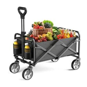 Chariot Pliant Lourd Et Durable Pour Toutes Vos Tâches De Transport - Marron/foncé