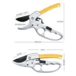 cisailles de jardin avec mecanisme a cliquet pour branches epaisses pruning tool 691 1