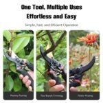 Ciseaux De Jardin Ergonomiques Et Durables Pour Des Coupes Précises