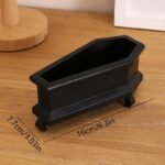 coffin planter pot loriginalite funebre pour votre jardin black large 384 1