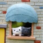 Décorations De Plantes Avec 6 Adorables Chats Mignons En Résine