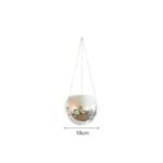 disco ball hanging flower pot for plant lovers silver 10 852 1