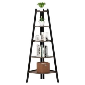 durable corner plant shelf with sturdy design and floor protection 391 1
