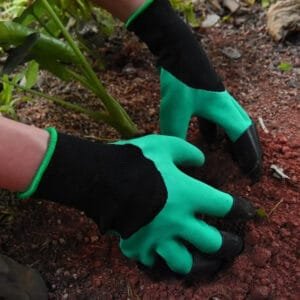 Gants De Jardin Durables Avec Griffes En Plastique Abs Pour Une Protection Solide
