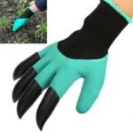 Gants de jardin durables avec griffes en plastique ABS pour une protection solide