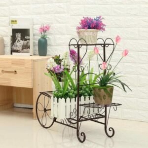durable metal flower pot stand for indoor and outdoor 507 1