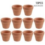 Mini Pots De Fleurs Rouges Durables Pour Une Croissance Vibrante Des Plantes