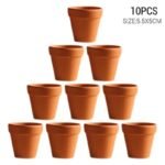 durable mini red flower pots for vibrant plant growth 10pcs 5 5x5cm 652 1