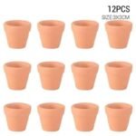 durable mini red flower pots for vibrant plant growth 12pcs 3x3cm 820 1