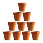 Mini Pots De Fleurs Rouges Durables Pour Une Croissance Vibrante Des Plantes