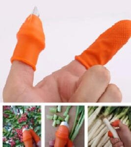 Protection des doigts en silicone/Mini lame 1 Protection Des Doigts En Silicone/mini Lame