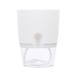 durable transparent flower pot for indoor and outdoor white 1 350 1
