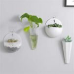 Pot de fleur suspendu élégant avec une conception de trou de suspension pratique