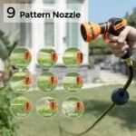 enrouleur de tuyau automatique giraffe avec 100 pieds hoses 880 1