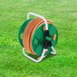 Enrouleur De Tuyau Portable Vert, Idéal Pour Votre Jardinage