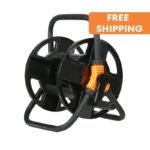 Enrouleur De Tuyau Portable Vert, Idéal Pour Votre Jardinage