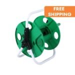Enrouleur De Tuyau Portable Vert, Idéal Pour Votre Jardinage