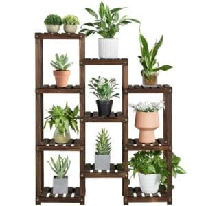 étagère En Bois Pour Plantes - Améliorez Votre Espace Vivant