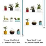 étagères En Acrylique Transparent Pour Plantes De Fenêtres élégantes