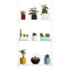 étagères En Acrylique Transparent Pour Plantes De Fenêtres élégantes