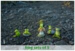 Figurines Miniatures Pour Un Enchanteur Jardin De Fées Avec Grenouilles