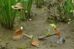 Figurines Miniatures Pour Un Enchanteur Jardin De Fées Avec Grenouilles