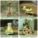Figurines Miniatures Pour Un Enchanteur Jardin De Fées Avec Grenouilles