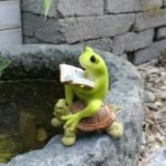 Figurines Miniatures Pour Un Enchanteur Jardin De Fées Avec Grenouilles
